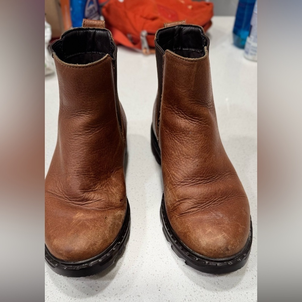 🧡 Sorel Lennox Chelsea Boots – Waterproof Leather – Women’s - Picture 4 of 6